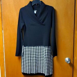 Venus knit, houndstooth dress, sm